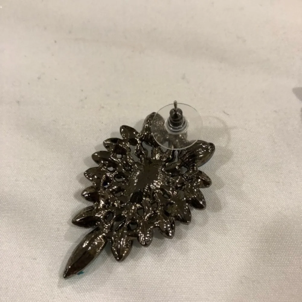 Post Top Blue Combo Stone Earrings